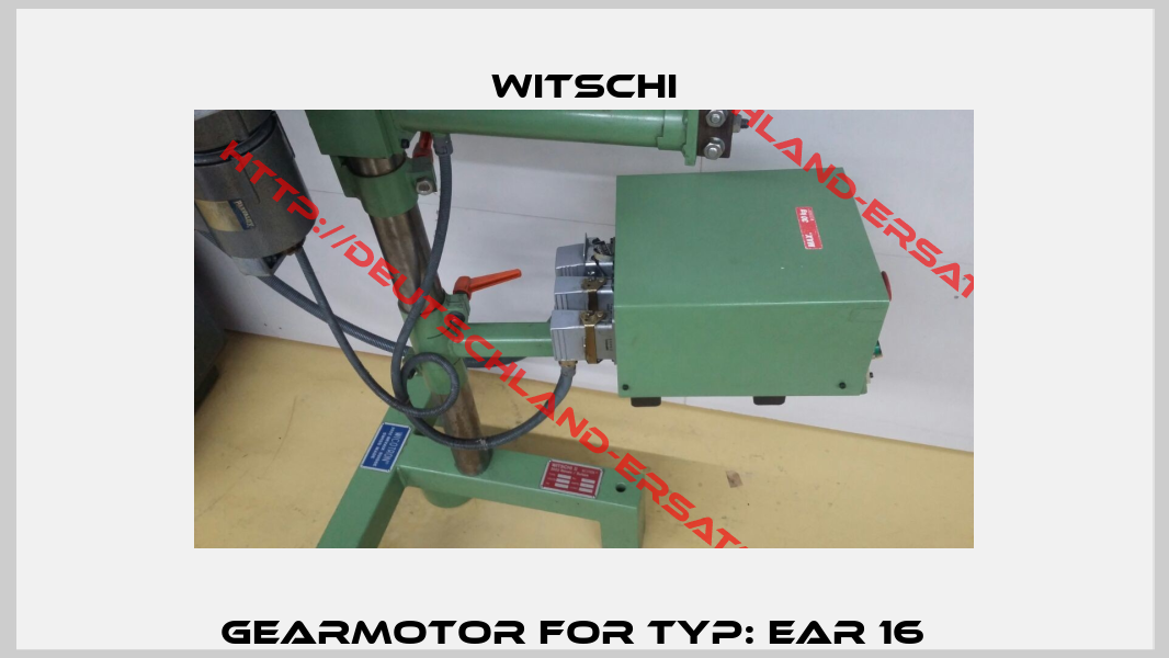 Gearmotor for Typ: EAR 16  -4