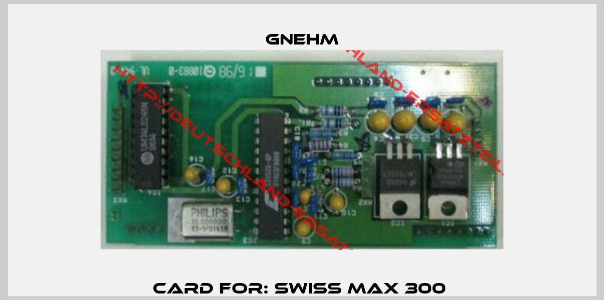 Card For: Swiss Max 300 -1