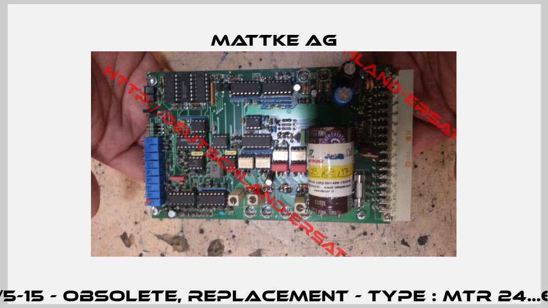 MTR 24-60/5-15 - obsolete, replacement - Type : MTR 24...60/5−15V02 -0