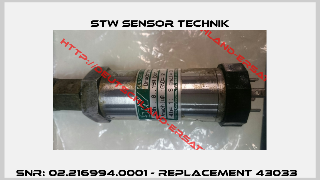 SNr: 02.216994.0001 - replacement 43033  -0