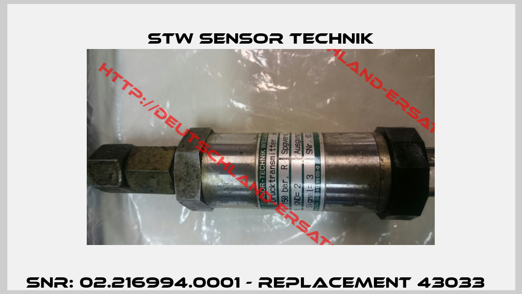 SNr: 02.216994.0001 - replacement 43033  -1