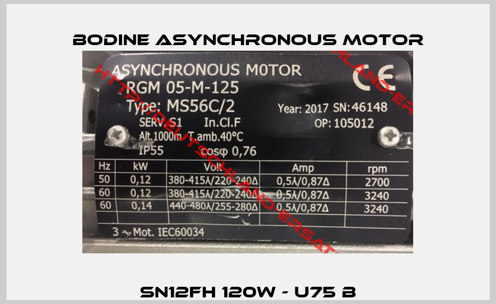 SN12FH 120W - U75 B-3