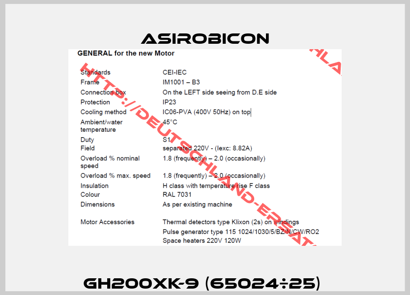 GH200XK-9 (65024÷25) -1