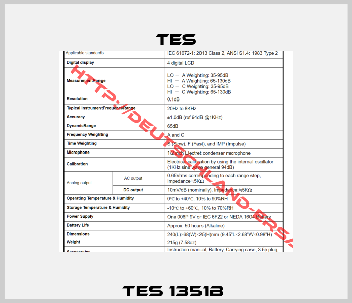 TES 1351B -0