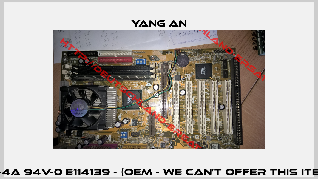 YA-4A 94V-0 E114139 - (OEM - we can't offer this item) -0