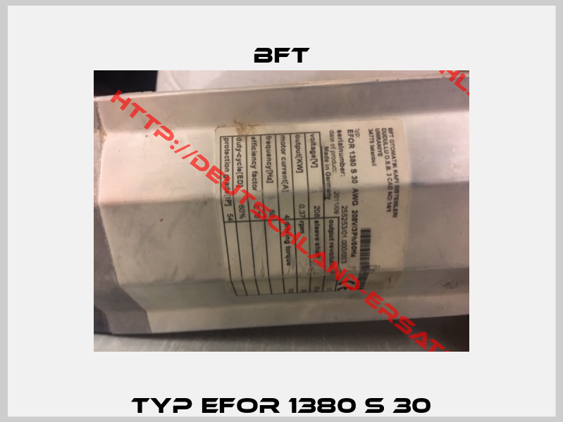 TYP EFOR 1380 S 30-1