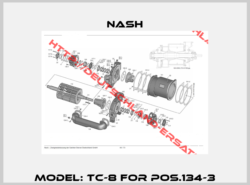 Model: TC-8 for pos.134-3-0