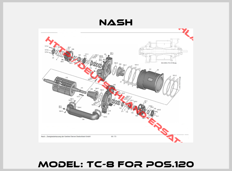 Model: TC-8 for pos.120-0