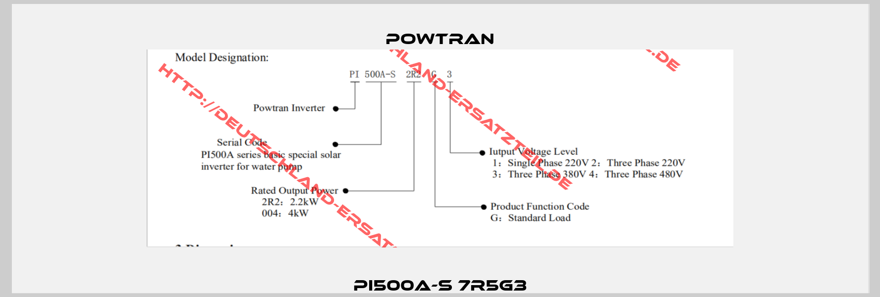 PI500A-S 7R5G3-1