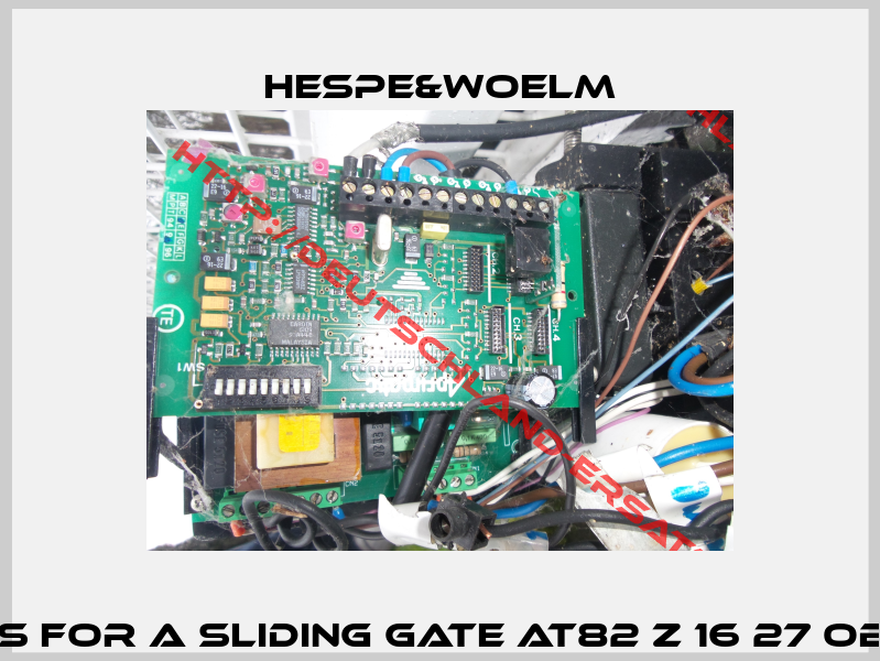 Remotes for a sliding gate AT82 Z 16 27 obsolete -0