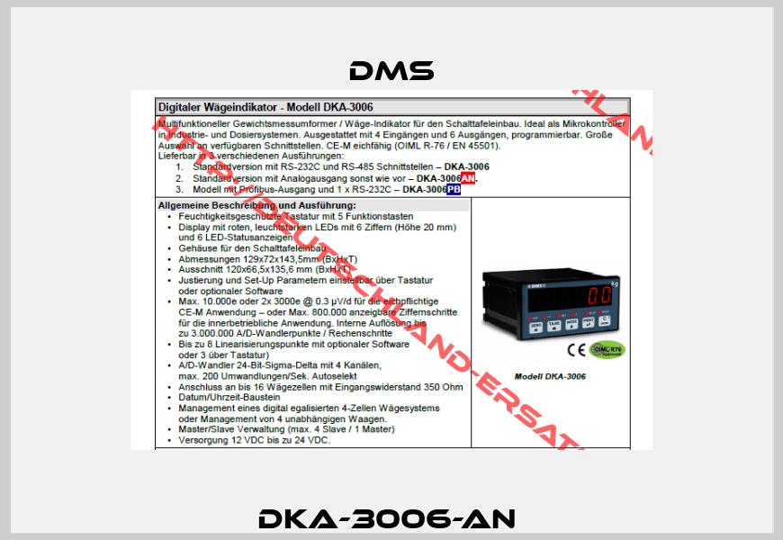 DKA-3006-AN -0