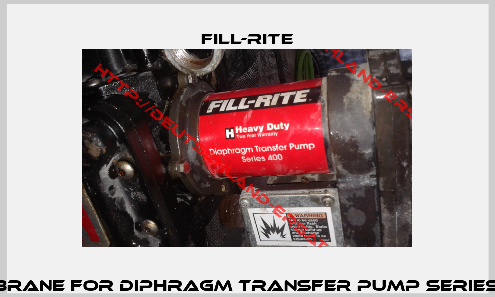 Membrane for Diphragm Transfer pump Series 400 -1