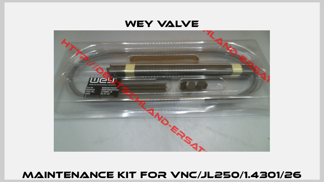 maintenance kit for VNC/JL250/1.4301/26-0