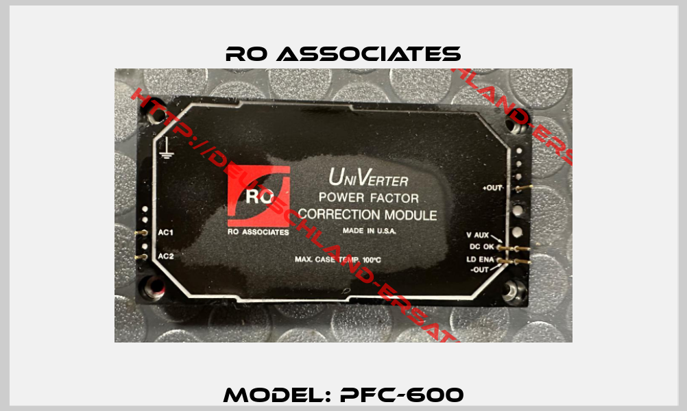 Model: PFC-600-0