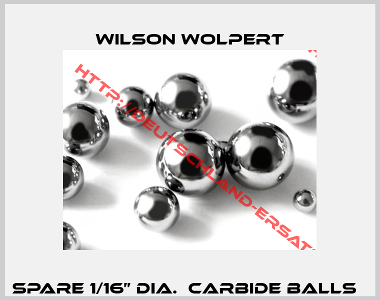 spare 1/16” dia.  Carbide Balls  -0