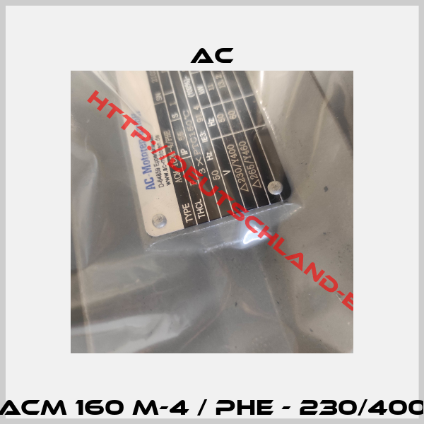 ACM 160 M-4 / PHE - 230/400-0