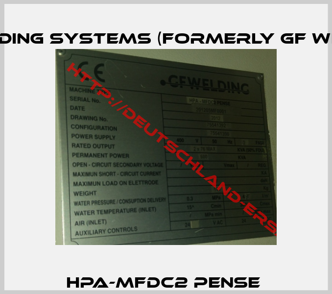 HPA-MFDC2 PENSE -0