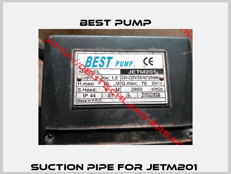 Suction Pipe For JETM201 -1