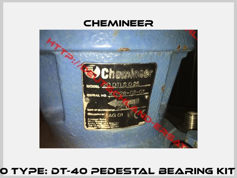 P/N: 30660 Type: DT-40 Pedestal Bearing Kit (211,205)	 -0