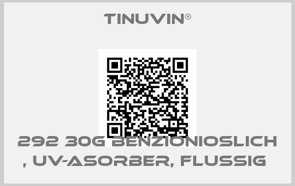 Tinuvin®-292 30G BENZIONIOSLICH , UV-ASORBER, FLUSSIG 