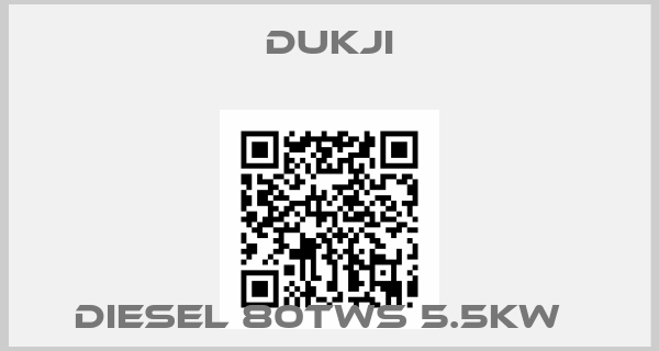 Dukji-DIESEL 80TWS 5.5kW  