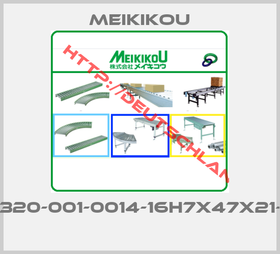 Meikikou-2A3320-001-0014-16H7X47X21-A1/8 