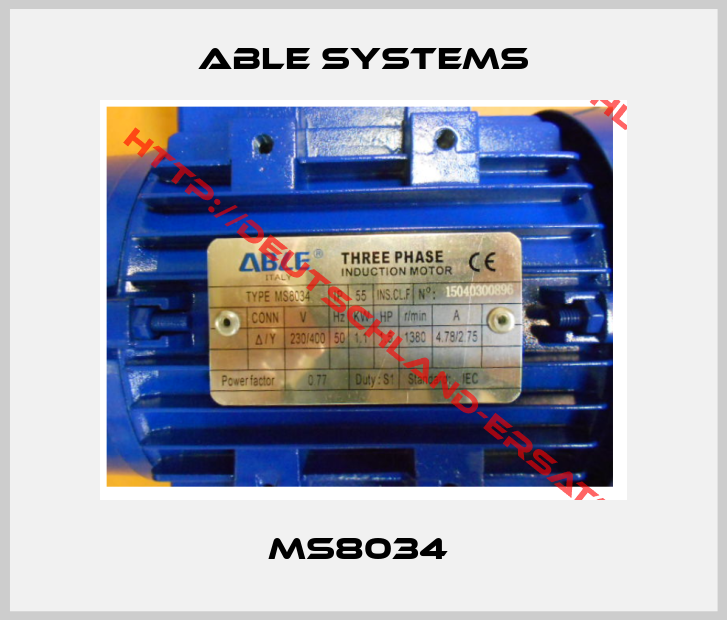 ABLE SYSTEMS-MS8034 