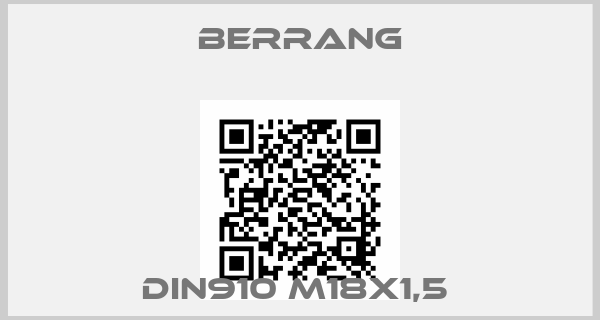 Berrang-DIN910 M18x1,5 