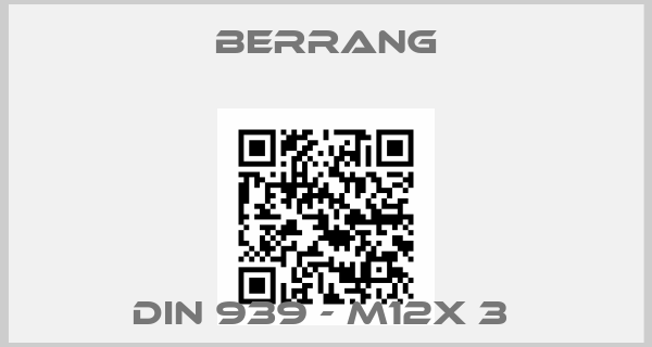Berrang-DIN 939 - M12x 3 