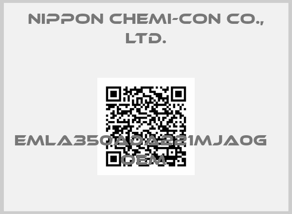Nippon Chemi-Con Co., Ltd.-EMLA350ADA221MJA0G   OEM 