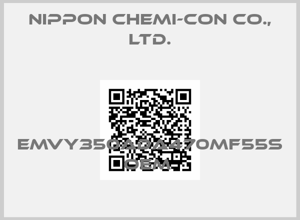Nippon Chemi-Con Co., Ltd.-EMVY350ADA470MF55S OEM 