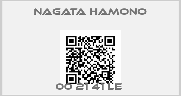NAGATA HAMONO-00 21 41 LE 