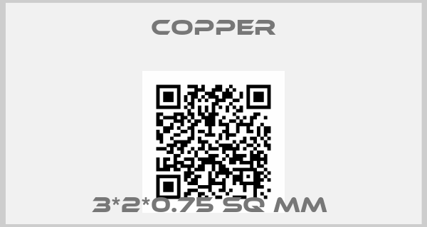 Copper-3*2*0.75 sq mm 