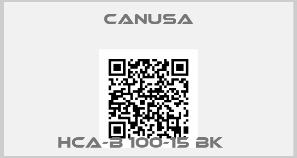 CANUSA-HCA-B 100-15 BK   