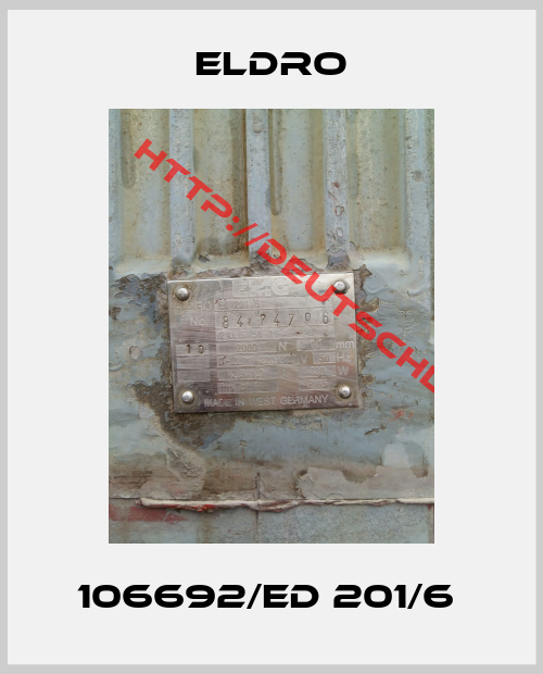 Eldro-106692/Ed 201/6 