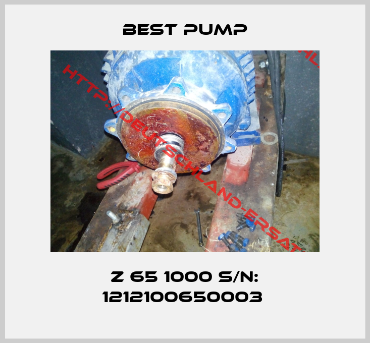 Best Pump-Z 65 1000 S/N: 1212100650003 