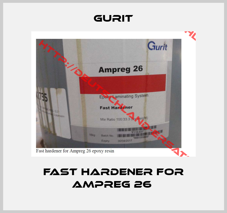 Gurit-Fast Hardener for Ampreg 26 