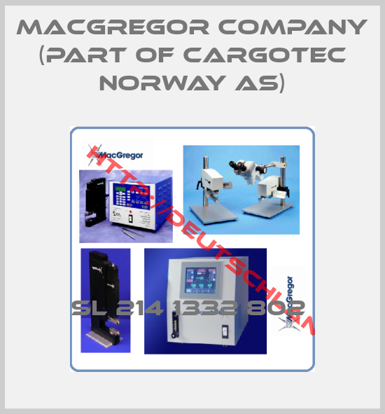MACGREGOR COMPANY (part of CARGOTEC NORWAY AS)-SL 214 1332 802 