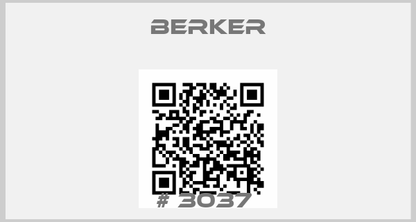 Berker-# 3037 