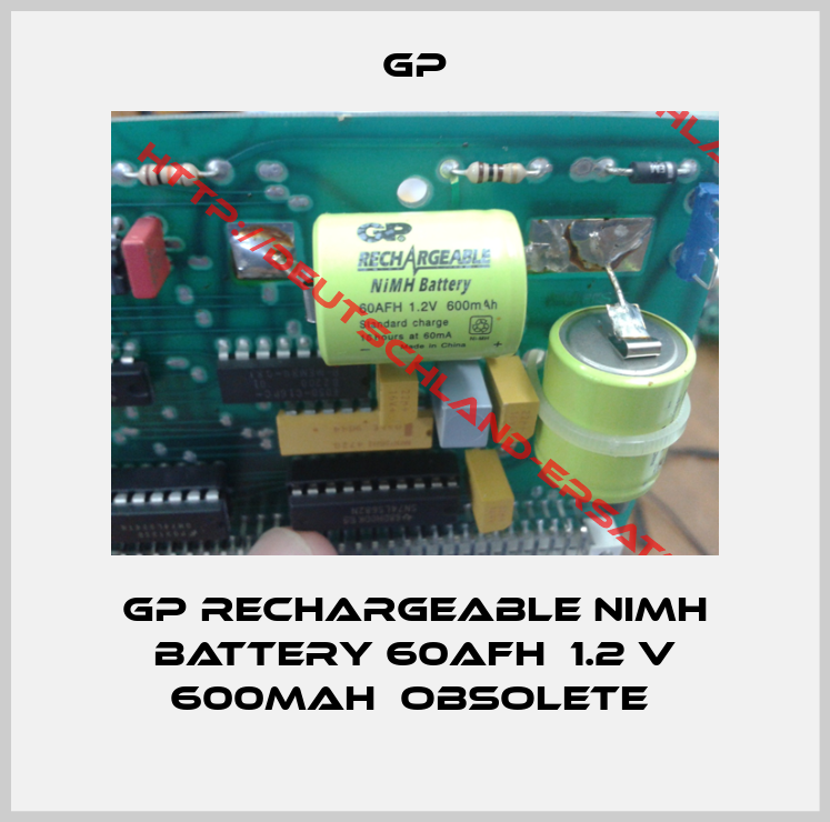 GP-GP Rechargeable NiMH Battery 60AFH  1.2 V 600mAh  obsolete 
