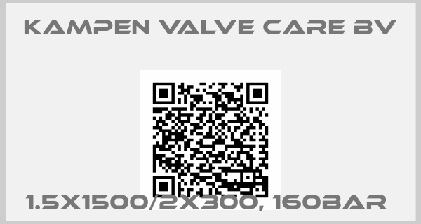 Kampen Valve Care bv-1.5X1500/2X300, 160BAR 