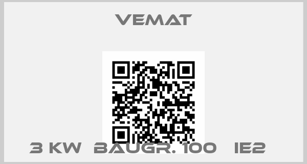 Vemat-3 KW  BAUGR. 100   IE2  