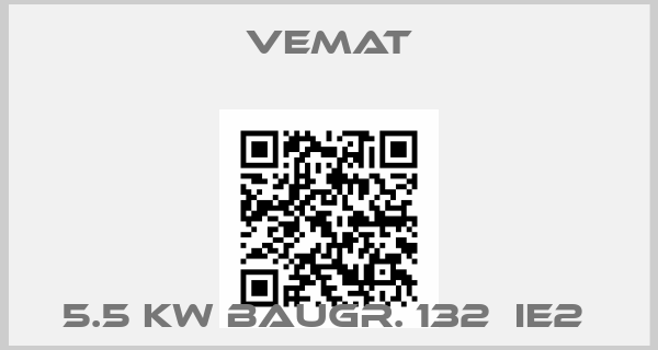 Vemat-5.5 KW BAUGR. 132  IE2 