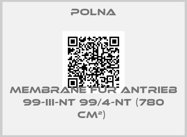 Polna-Membrane für Antrieb 99-III-NT 99/4-NT (780 cm²) 
