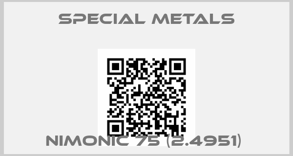 Special Metals-NIMONIC 75 (2.4951) 