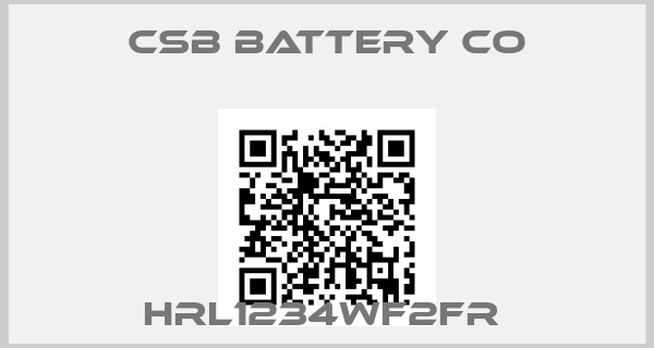 CSB Battery Co-HRL1234WF2FR 