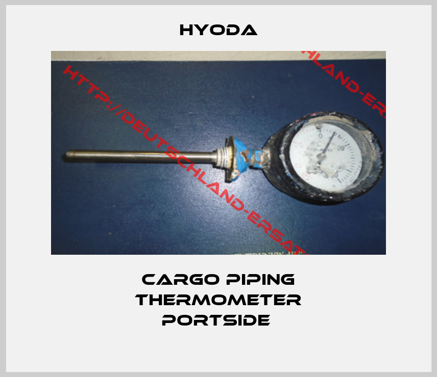 Hyoda-CARGO PIPING THERMOMETER PORTSIDE 