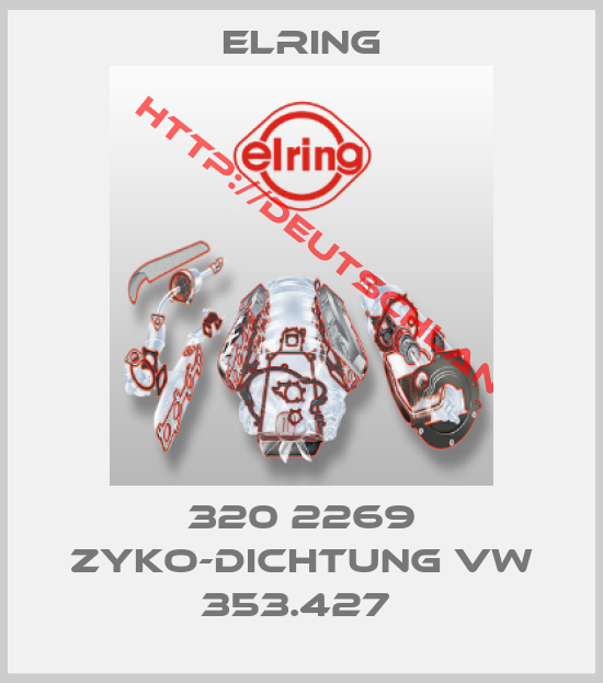 Elring-320 2269 ZYKO-DICHTUNG VW 353.427 