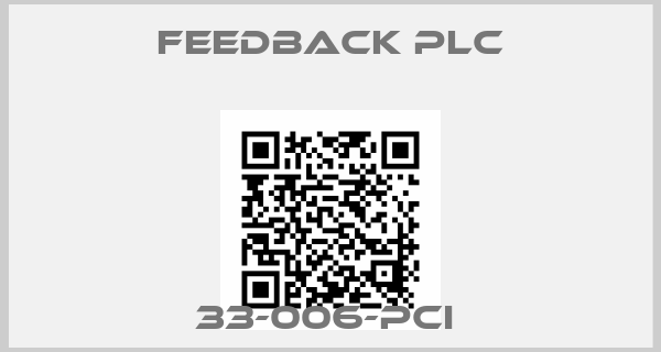 Feedback plc-33-006-PCI 