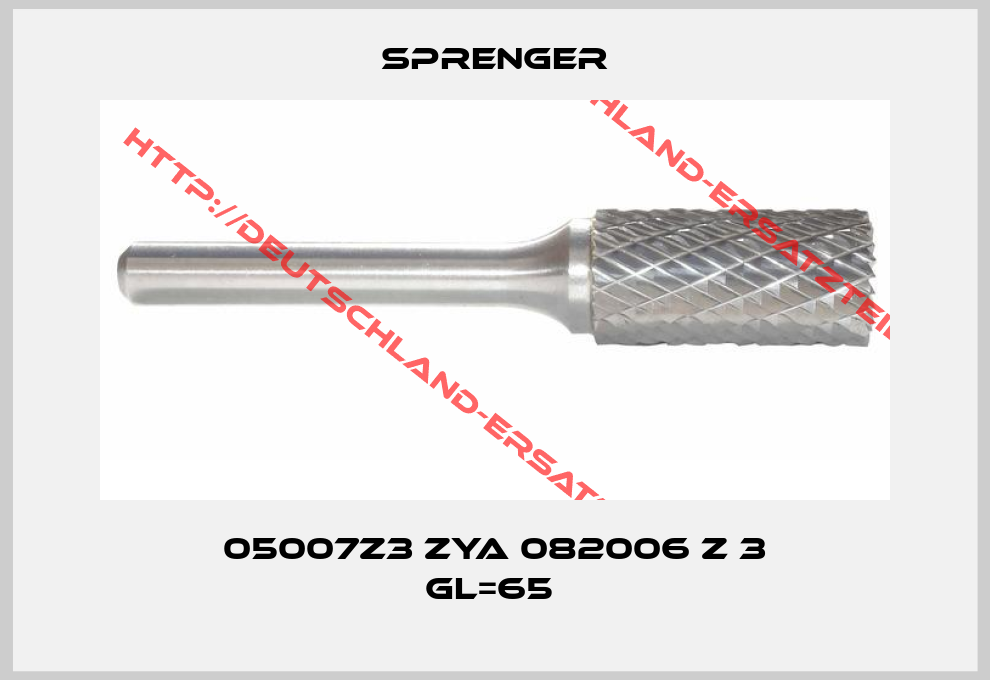 Sprenger-05007z3 ZYA 082006 Z 3 GL=65 